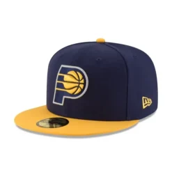 Discount Indiana Pacers 2Tone 59FIFTY Fitted Hat - KTGCaps - Baseball caps for various teams, purchased online at a discount Caps