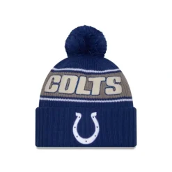 Sale Indianapolis Colts 2024 Cold Weather Sport Pom Knit Hat - KTGCaps - Baseball caps for various teams, purchased online at a discount Caps