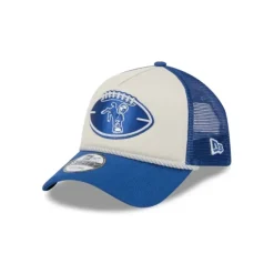 Shop Indianapolis Colts 2024 Historic Sideline 9FORTY AFrame Snapback Hat - KTGCaps - Baseball caps for various teams, purchased online at a discount Caps