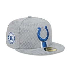Flash Sale Indianapolis Colts 2024 Sideline Gray 59FIFTY Fitted Hat - KTGCaps - Baseball caps for various teams, purchased online at a discount Caps