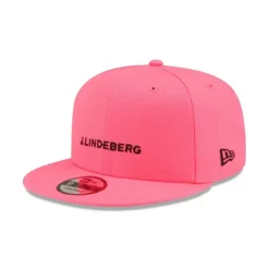 Fashion J Lindeberg Pink 9FIFTY Snapback Hat - KTGCaps - Baseball caps for various teams, purchased online at a discount Caps