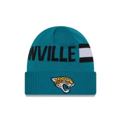 Discount Jacksonville Jaguars 2024 Cold Weather Tech Knit Beanie - KTGCaps - Baseball caps for various teams, purchased online at a discount Caps