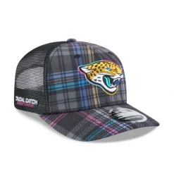 Discount Jacksonville Jaguars 2024 Crucial Catch 9SEVENTY Trucker Hat - KTGCaps - Baseball caps for various teams, purchased online at a discount Caps