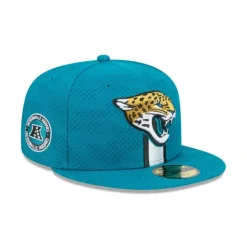 New Jacksonville Jaguars 2024 Sideline 59FIFTY Fitted Hat - KTGCaps - Baseball caps for various teams, purchased online at a discount Caps