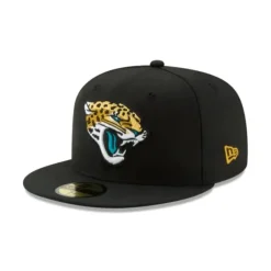 Hot Jacksonville Jaguars Black 59FIFTY Fitted Hat - KTGCaps - Baseball caps for various teams, purchased online at a discount Caps