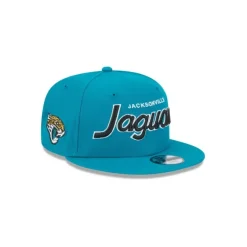Outlet Jacksonville Jaguars Script Kids 9FIFTY Snapback Hat - KTGCaps - Baseball caps for various teams, purchased online at a discount Caps