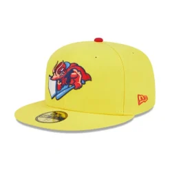 Hot Jacksonville Jumbo Shrimp Theme Night 59FIFTY Fitted Hat - KTGCaps - Baseball caps for various teams, purchased online at a discount Caps