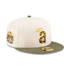 Flash Sale Just Caps Animal Fill California Angels 59FIFTY Fitted Hat - KTGCaps - Baseball caps for various teams, purchased online at a discount Caps