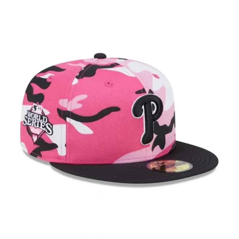 Store Just Caps Color Camo Philadelphia Phillies 59FIFTY Fitted Hat - KTGCaps - Baseball caps for various teams, purchased online at a discount Caps