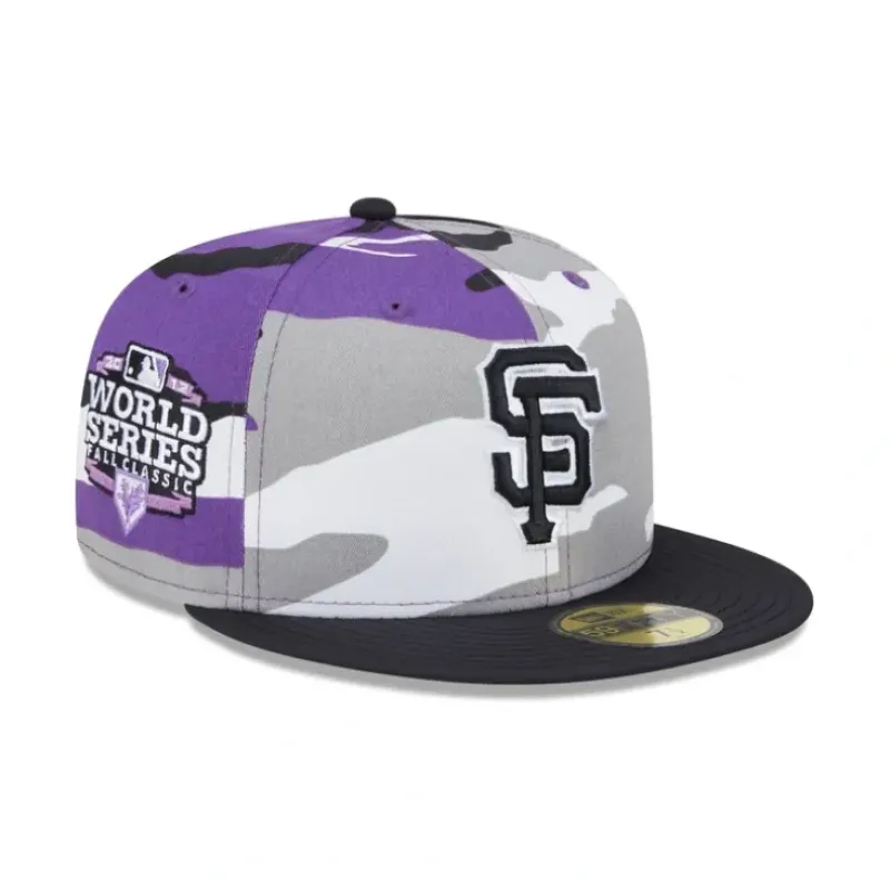 Cheap Just Caps Color Camo San Francisco Giants 59FIFTY Fitted Hat - KTGCaps - Baseball caps for various teams, purchased online at a discount Caps