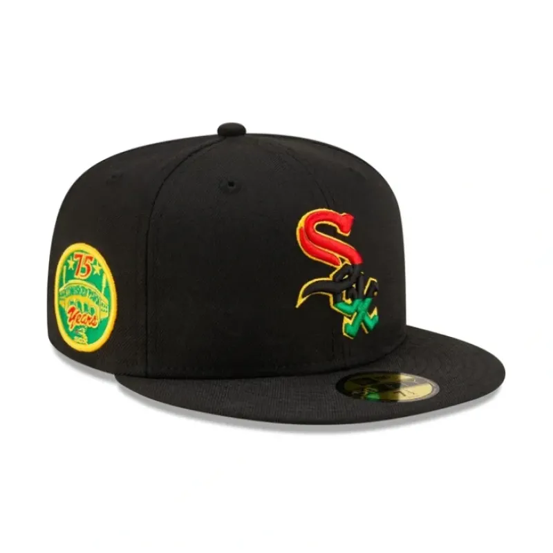 Online Just Caps Freedom Day Chicago White Sox 59FIFTY Fitted Hat - KTGCaps - Baseball caps for various teams, purchased online at a discount Caps
