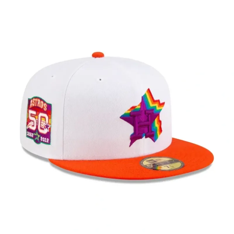Online Just Caps Kaleidoscope Houston Astros 59FIFTY Fitted Hat - KTGCaps - Baseball caps for various teams, purchased online at a discount Caps
