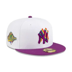 Clearance Just Caps Kaleidoscope New York Yankees 59FIFTY Fitted Hat - KTGCaps - Baseball caps for various teams, purchased online at a discount Caps
