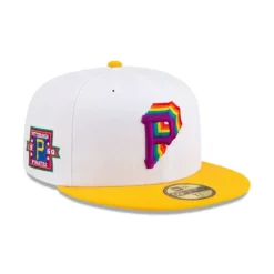 Fashion Just Caps Kaleidoscope Pittsburgh Pirates 59FIFTY Fitted Hat - KTGCaps - Baseball caps for various teams, purchased online at a discount Caps