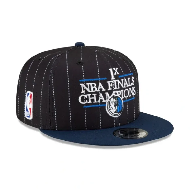Store Just Caps NBA Champion Pinstripe Dallas Mavericks 9FIFTY Snapback Hat - KTGCaps - Baseball caps for various teams, purchased online at a discount Caps