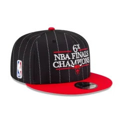 Discount Just Caps NBA Champion Pinstripe Chicago Bulls 9FIFTY Snapback Hat - KTGCaps - Baseball caps for various teams, purchased online at a discount Caps