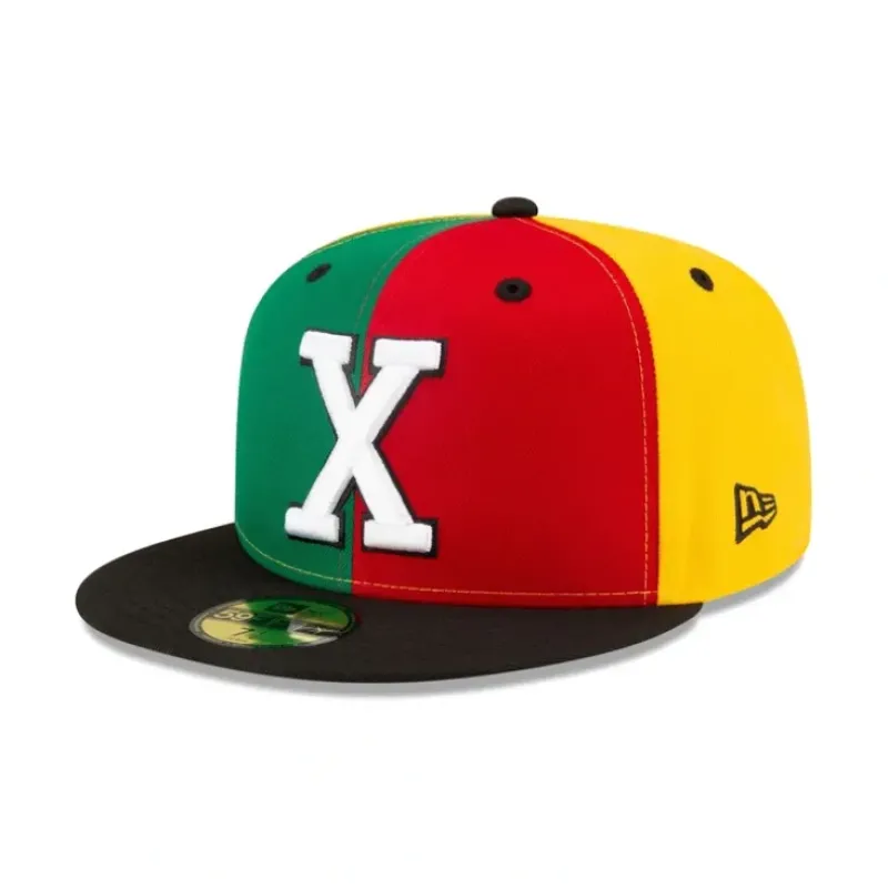 New Just Caps Negro League Cuban XGiants 59FIFTY Fitted Hat - KTGCaps - Baseball caps for various teams, purchased online at a discount Caps