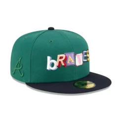 Discount Just Caps Note Pack Atlanta Braves 59FIFTY Fitted Hat - KTGCaps - Baseball caps for various teams, purchased online at a discount Caps