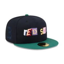 Fashion Just Caps Note Pack Boston Red Sox 59FIFTY Fitted Hat - KTGCaps - Baseball caps for various teams, purchased online at a discount Caps