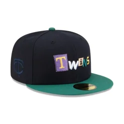 Flash Sale Just Caps Note Pack Minnesota Twins 59FIFTY Fitted Hat - KTGCaps - Baseball caps for various teams, purchased online at a discount Caps