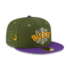 Discount Just Caps Spider Web Milwaukee Bucks 59FIFTY Fitted Hat - KTGCaps - Baseball caps for various teams, purchased online at a discount Caps