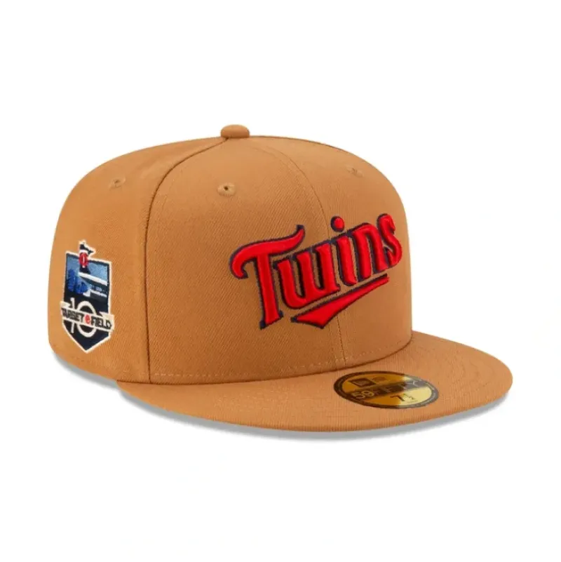 Flash Sale Just Caps Variety Stadium Minnesota Twins 59FIFTY Fitted Hat - KTGCaps - Baseball caps for various teams, purchased online at a discount Caps