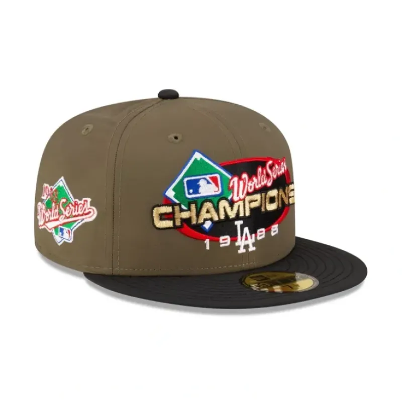Sale Just Caps World Series Los Angeles Dodgers 59FIFTY Fitted Hat - KTGCaps - Baseball caps for various teams, purchased online at a discount Caps