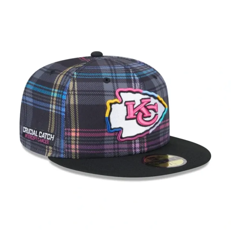 Cheap Kansas City Chiefs 2024 Crucial Catch 59FIFTY Fitted Hat - KTGCaps - Baseball caps for various teams, purchased online at a discount Caps