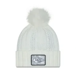 Outlet Kansas City Chiefs 2024 Salute to Service Womens Pom Knit Hat - KTGCaps - Baseball caps for various teams, purchased online at a discount Caps