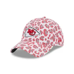 Online Kansas City Chiefs Active Animal Print Womens 9TWENTY Adjustable Hat - KTGCaps - Baseball caps for various teams, purchased online at a discount Caps