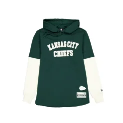 New Kansas City Chiefs Dark Green Logo Select Hooded TShirt - KTGCaps - Baseball caps for various teams, purchased online at a discount Caps