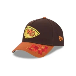 Discount Kansas City Chiefs Fall Foliage 9FORTY AFrame Snapback Hat - KTGCaps - Baseball caps for various teams, purchased online at a discount Caps