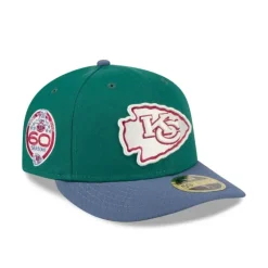 Fashion Kansas City Chiefs Green Gemstone Low Profile 59FIFTY Fitted Hat - KTGCaps - Baseball caps for various teams, purchased online at a discount Caps