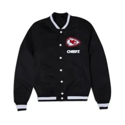 Flash Sale Kansas City Chiefs Logo Select Black Jacket - KTGCaps - Baseball caps for various teams, purchased online at a discount Caps