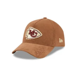 Flash Sale Kansas City Chiefs Ornamental Cord 9FORTY AFrame Snapback Hat - KTGCaps - Baseball caps for various teams, purchased online at a discount Caps