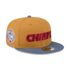 Discount Kansas City Chiefs Panama Tan 9FIFTY Snapback Hat - KTGCaps - Baseball caps for various teams, purchased online at a discount Caps