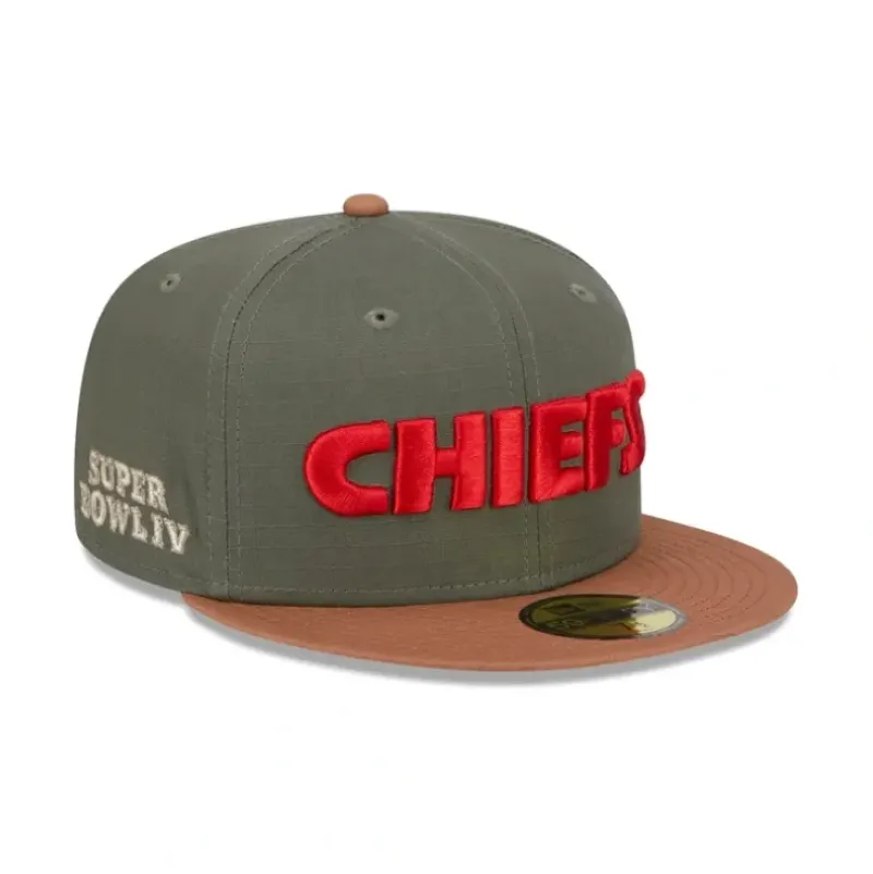 New Kansas City Chiefs Ripstop 59FIFTY Fitted Hat - KTGCaps - Baseball caps for various teams, purchased online at a discount Caps