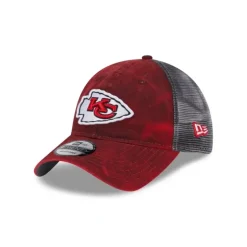Sale Kansas City Chiefs Slick 9TWENTY Trucker Hat - KTGCaps - Baseball caps for various teams, purchased online at a discount Caps