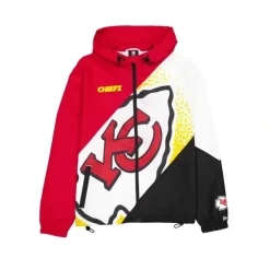New Kansas City Chiefs Sport Classics Color Block Windbreaker - KTGCaps - Baseball caps for various teams, purchased online at a discount Caps