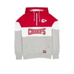 Discount Kansas City Chiefs Throwback Color Block Hoodie - KTGCaps - Baseball caps for various teams, purchased online at a discount Caps