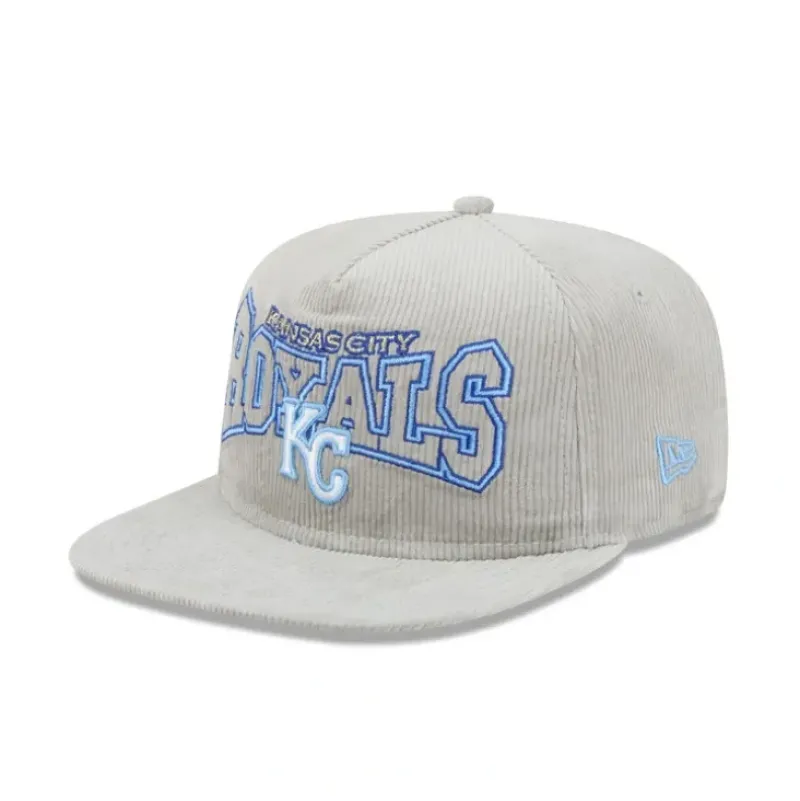 Cheap Kansas City Royals Gray Cord Golfer Hat - KTGCaps - Baseball caps for various teams, purchased online at a discount Caps