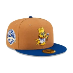 New Kansas City Royals Mini Mascot 59FIFTY Fitted Hat - KTGCaps - Baseball caps for various teams, purchased online at a discount Caps