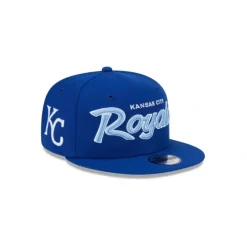 Fashion Kansas City Royals Script Kids 9FIFTY Snapback Hat - KTGCaps - Baseball caps for various teams, purchased online at a discount Caps