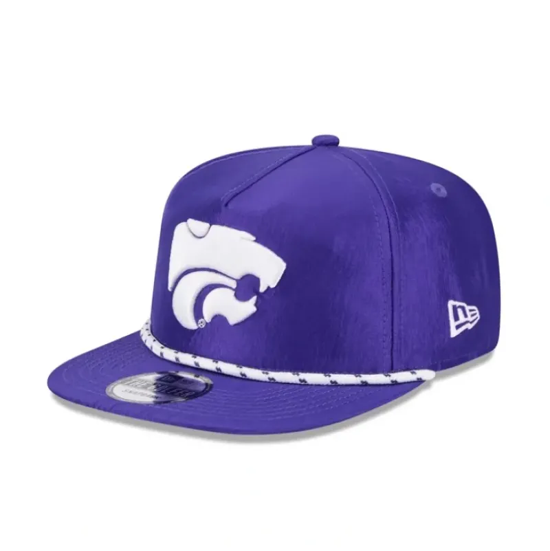 Best Sale Kansas State Wildcats Team Rope Golfer Hat - KTGCaps - Baseball caps for various teams, purchased online at a discount Caps