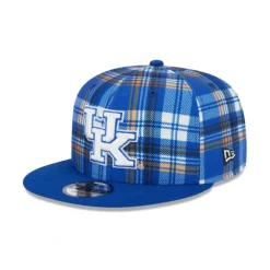 Flash Sale Kentucky Wildcats Plaid 9FIFTY Snapback Hat - KTGCaps - Baseball caps for various teams, purchased online at a discount Caps