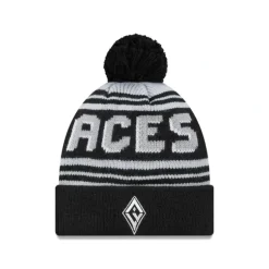 Flash Sale Las Vegas Aces 2024 Team Pom Knit Hat - KTGCaps - Baseball caps for various teams, purchased online at a discount Caps