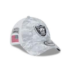 Fashion Las Vegas Raiders 2024 Salute to Service 39THIRTY Stretch Fit Hat - KTGCaps - Baseball caps for various teams, purchased online at a discount Caps