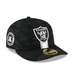 Cheap Las Vegas Raiders 2024 Sideline Low Profile 59FIFTY Fitted Hat - KTGCaps - Baseball caps for various teams, purchased online at a discount Caps