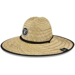 Clearance Las Vegas Raiders 2024 Training Straw Hat - KTGCaps - Baseball caps for various teams, purchased online at a discount Caps