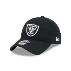 Clearance Las Vegas Raiders Black 9TWENTY Adjustable Hat - KTGCaps - Baseball caps for various teams, purchased online at a discount Caps